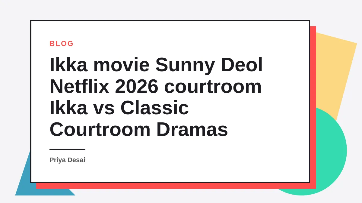 Ikka vs Classic Hindi Courtroom Potboilers