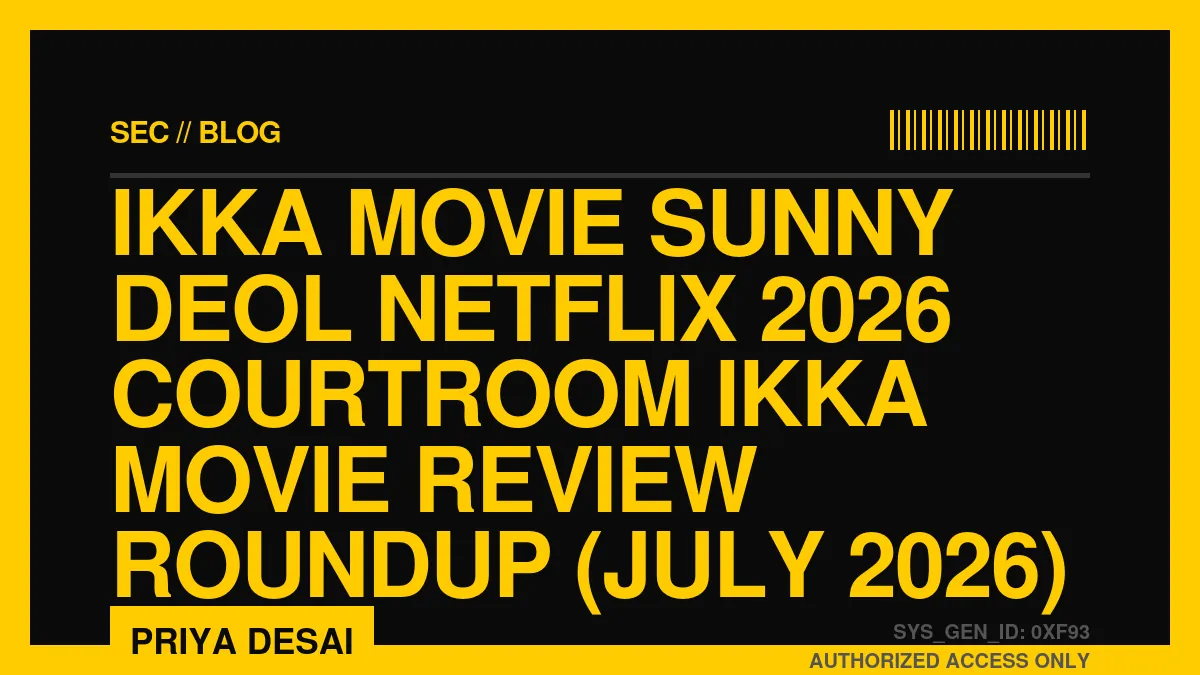 Ikka Movie Review Roundup: What Critics Said in July 2026